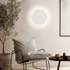 s.luce Hive indirekte LED Wandleuchte Weiß Ø 35cm Bild 1
