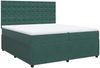 vidaXL Boxspringbett mit Matratze Dunkelgrün 200x200 cm Samt 3294745 Bild 3