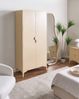 Kleiderschrank ARDURA Beige Metall Bild 3