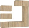 6-tlg. TV-Schrank-Set Sonoma-Eiche Holzwerkstoff [3114552] Bild 2