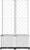 vidaXL Pflanzkübel mit Rankgitter Weiß 80x40x136 cm PP 153282 Bild 3