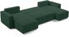 AX LIVING Aydin U Sofa Wohnlandschaft mit Schlaffunktion U Form Grün Bild 5