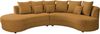 Home affaire Ecksofa Lazio modern und bequem, schmale Armlehnen, tolle Detailverarbeitung, zwei verschiedene Fußfarben wählbar Bild 2