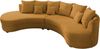 Home affaire Ecksofa Lazio modern und bequem, schmale Armlehnen, tolle Detailverarbeitung, zwei verschiedene Fußfarben wählbar Bild 3