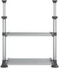 vidaXL Küchenregal 50x25x(50-70) cm Aluminium 154616 Bild 3