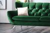 KAWOLA Sofa CHARME 2,5-Sitzer Velvet smaragd 94 x 95 x 200 cm Bild 4