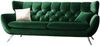 KAWOLA Sofa CHARME 2,5-Sitzer Velvet smaragd 94 x 95 x 200 cm Bild 3