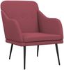 vidaXL Sessel Weinrot 63x76x80 cm Stoff 351477 Bild 2