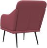 vidaXL Sessel Weinrot 63x76x80 cm Stoff 351477 Bild 5