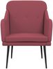 vidaXL Sessel Weinrot 63x76x80 cm Stoff 351477 Bild 3