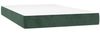 vidaXL Boxspringbett mit Matratze Dunkelgrün 120x200 cm Samt 3141296 Bild 5