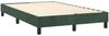 vidaXL Boxspringbett mit Matratze Dunkelgrün 120x200 cm Samt 3141296 Bild 4