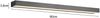 2er SET LED Badezimmer Wandleuchten Up-Down Schwarz, Breite 90cm Bild 4