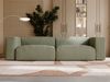 GRAINGOLD Sofa Landi, Couch mit Wellenfeder, mit Armlehnen, Cord-Stoff, Grün Bild 3