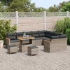 vidaXL Gartensofa-set 12 pcs Grau Poly-Rattan 3362958 Bild 3