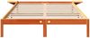 vidaXL Bettrahmen Wachsbraun 150 x 200 cm Massives Kiefernholz 873186 Bild 5