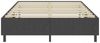 vidaXL Boxspring-Bettgestell Grau Stoff 180x200 cm 287466 Bild 4
