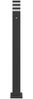 vidaXL Wegeleuchte mit Bewegungsmelder Schwarz 110 cm Aluminium 4006403 Bild 4