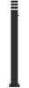 vidaXL Wegeleuchte mit Bewegungsmelder Schwarz 110 cm Aluminium 4006403 Bild 5