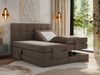Elektrisches Bett, Boxspringbett mit Multipocket-Matratzen und Elektrisch verstellbare - VITTORIA - 200 x 200 cm - Braun Velvet - H3 Bild 2