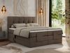 Elektrisches Bett, Boxspringbett mit Multipocket-Matratzen und Elektrisch verstellbare - VITTORIA - 200 x 200 cm - Braun Velvet - H3 Bild 3