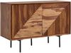 Sideboard 100x71x40cm Sheesham Massivholz Metall Kommode 2 Türen Modern Wohnzimmer Bild 2