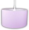 Stoff-Pendelleuchte Miniherzen weiß/rosa Bild 2