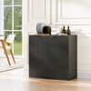 BlingBin Kommode Sideboard Küchenschrank Aufbewahrungsschrank mit 2 Soft-Close-Türen (1er Set, 1 St, 80 B x 40 T x 80 H cm), Moderner Buffetschrank für Wohnzimmer, Küche, Esszimmer Bild 4