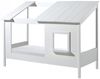 Baumhaus Bett Katalyn 214x105x159 Kinderbett MDF+Massivholz Weiß Bild 2