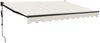 vidaXL Elektrische Markise mit Kurbel Creme 3x2,5 m 3154501 Bild 2