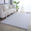 Hochflor Teppich Pia rechteckig - 160x230 cm - Silberfarbe Bild 2