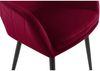 Esszimmerstuhl Polyester Metall Rot Bild 5