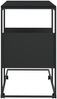 vidaXL Beistelltisch mit Rollen Schwarz 55x36x63,5 cm Holzwerkstoff 343109 Bild 4