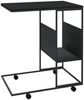 vidaXL Beistelltisch mit Rollen Schwarz 55x36x63,5 cm Holzwerkstoff 343109 Bild 5