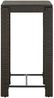Gartentisch, Bartisch Braun 60,5 x 60,5 x 110,5 cm Poly Rattan Bild 2