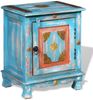 vidaXL Nachttisch Massivholz Mango Blau 243970 Bild 4