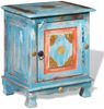 vidaXL Nachttisch Massivholz Mango Blau 243970 Bild 3