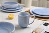 OTTO home Becher Kaffeebecher Flett, mit Reaktivglasur, 4er Set, 4-tlg, Porzellan, spülmaschinenfest und mikrowellengeeignet, 340 ml Bild 2