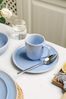 OTTO home Becher Kaffeebecher Flett, mit Reaktivglasur, 4er Set, 4-tlg, Porzellan, spülmaschinenfest und mikrowellengeeignet, 340 ml Bild 3