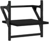 vidaXL Wandregale mit Stangen 2 Stk. Schwarz 30x25x30 cm 836233 Bild 4