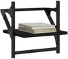 vidaXL Wandregale mit Stangen 2 Stk. Schwarz 30x25x30 cm 836233 Bild 3