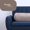 Kissenrolle XXL ( 70cm x Ø22cm ) - Cord Optik Hellbraun Bild 5