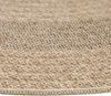 KADIMA DESIGN Outdoorteppich LOCARNO Wetterfest UV-Beständig Balkon Waschbar Vintage, Rund, Höhe: 3 mm, Schwarz, 120x120 cm, Strapazierfähig Balkonteppich Waschbar Bild 4