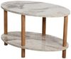 Couchtisch Højreby 70x44x43 cm Marmoroptik, creme [en. casa] Bild 4