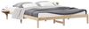 vidaXL Bettgestell mit Nachttischen Natur 180 x 220 cm 873253 Bild 3