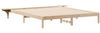 vidaXL Bettgestell mit Nachttischen Natur 180 x 220 cm 873253 Bild 2