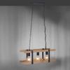 Leuchten Direkt 15683-79 Pendelleuchte Edith 3-flammig holz natur Bild 5