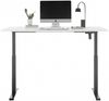 Schreibtisch TOM elektrisch höhenverstellbar Arbeitstisch Büro ca. 160x72-120x77 cm Weiß / Schwarz Bild 3