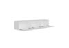 Hanah Home Stylish White TV Stand, 150 x 30 x 32 cm | 100% Melamine Coated Chipboard | Modern Design for Living Room & Entertainment Spaces Bild 4