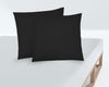 biberna Feinjersey-Spannbetttuch 0077144, schwarz, 2x 80x80cm Bild 3